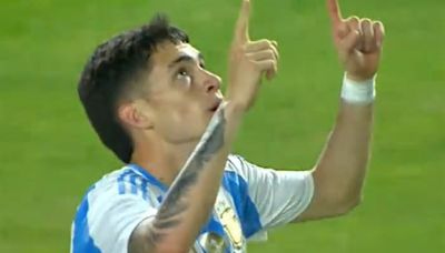 VIDEO | El descomunal golazo de Matías Soulé para que Argentina le gane a México