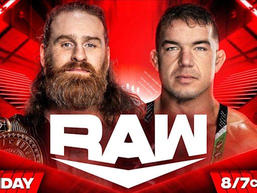 WWE confirma la catelera de Monday Night Raw del 20 de mayo