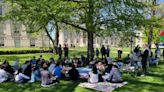 Pro-Palestine protest underway on U of Iowa campus