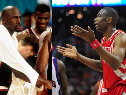 Michael Jordan's Son Marcus Digs Up Iconic Footage of Dikembe Mutombo Smack Talking His Father