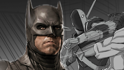 New Look at Scrapped Ben Affleck Batman Movie Reveals Deathstroke Fight