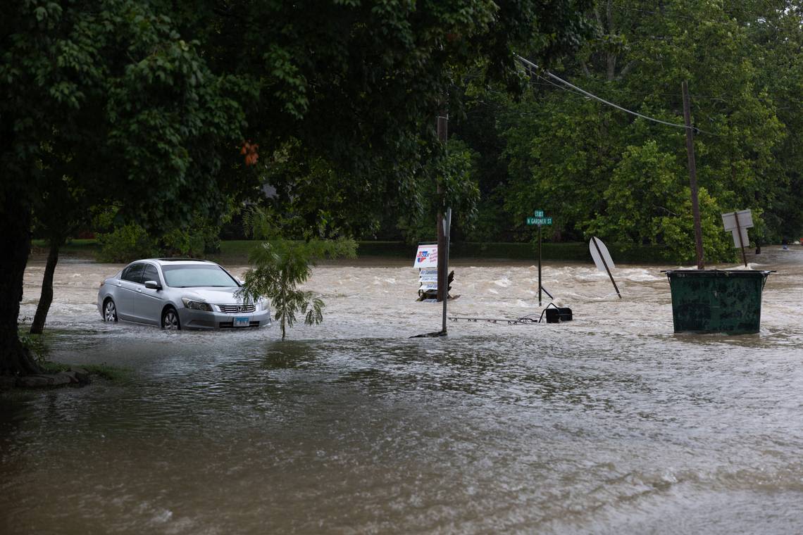 At least 30 roadways closed by flooding, including major commuter route in Belleville