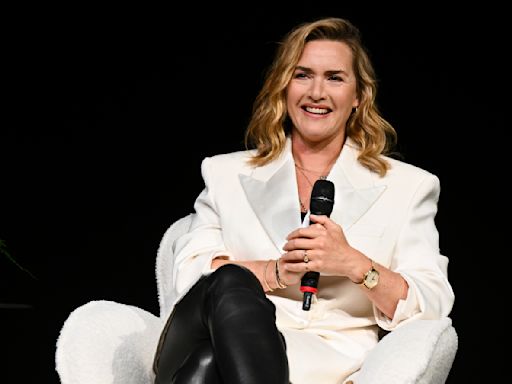 Kate Winslet Suits Up in Boxy Blazer With Sharp Shoulders for ‘The Regime’ FYC Event