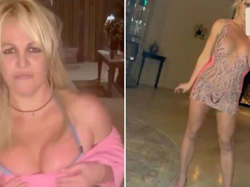 Britney Spears says she 'likes making people uncomfortable' as she films herself