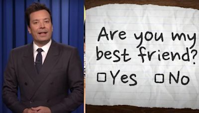 Jimmy Fallon Jokes Trump Can’t Pay Attention in Court Because He’s Busy Passing His Lawyers Notes: ‘Are You...