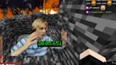 Streamer xQc recupera con emoción el récord mundial de speedrun de Minecraft: "han sido 2 años de maldita #$%#$"