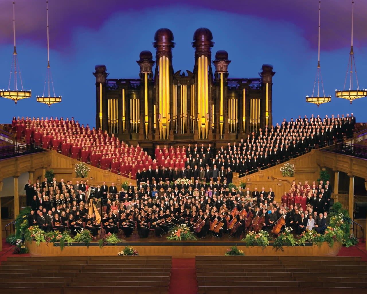 Tabernacle Choir and Orchestra at Temple Square performing in Georgia at 9/11 ceremony