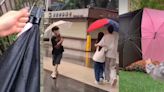 'Wow, We Need This': Video Of Couple Umbrella Goes Viral; Netizens React