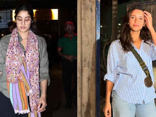 Janhvi Kapoor and Triptii Dimri show us how to style shirts for off-duty looks with ease