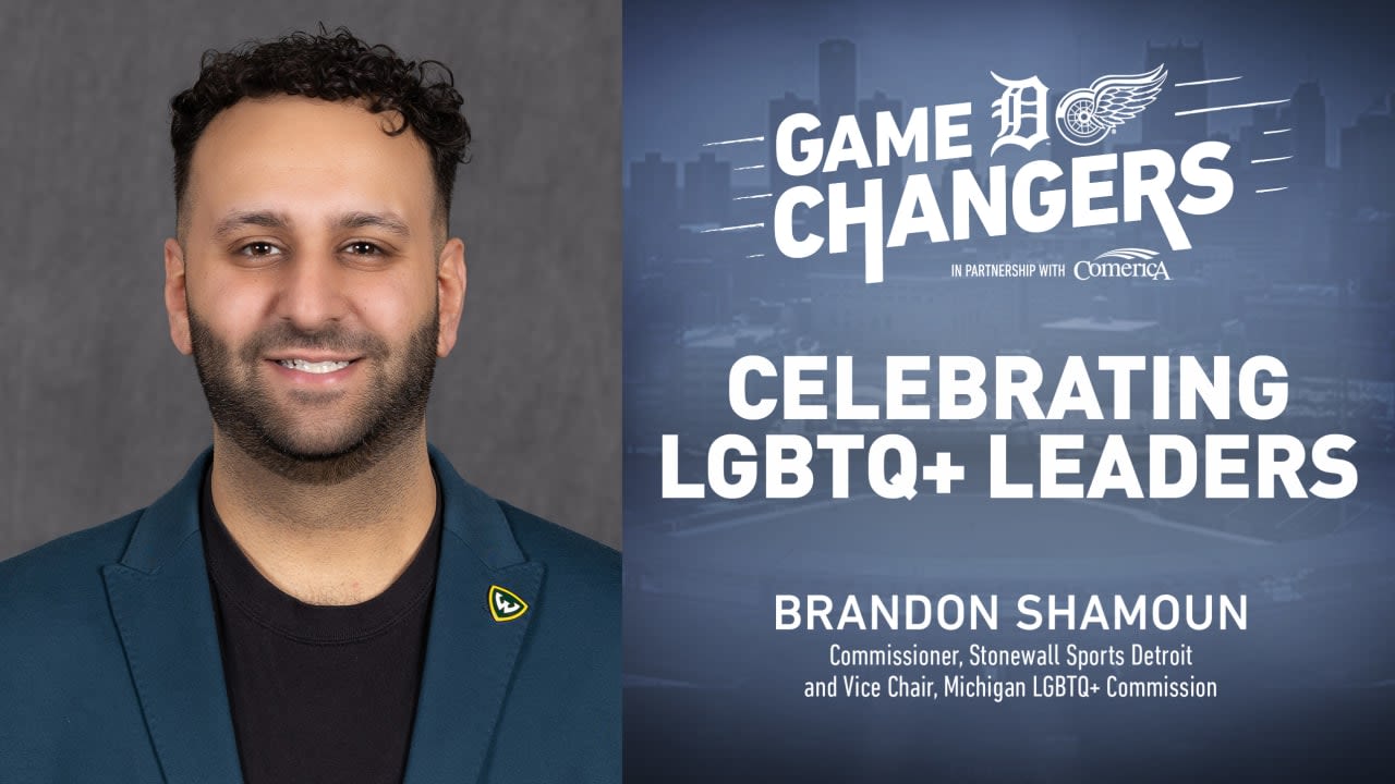 Brandon Shamoun named Pride Month Game Changers honoree | Detroit Red Wings
