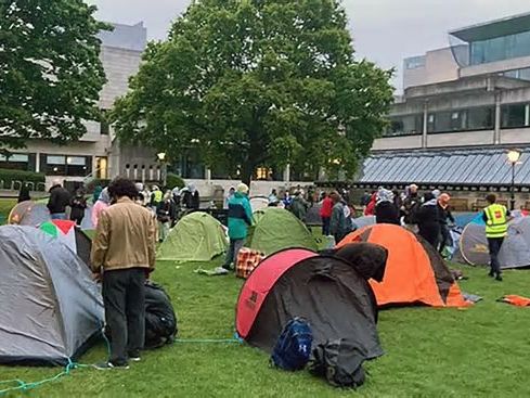 Trinity students' protest camp blockading Book of Kells to stay 'indefinitely'