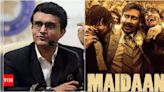 Sourav Ganguly reviews Ajay Devgn's Maidaan, calls it must-watch Indian sports film | Hindi Movie News - Times of India