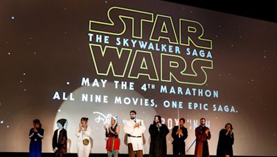 ‘Star Wars’ fans survive 22-hour, nine-movie marathon