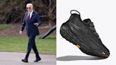 Joe Biden’s Sneaker Style: Viral Hoka Transport Shoes, Skechers Slip-Ins and More