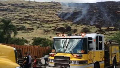 Firebreak created behind West Oahu elementary to protect against wildfires