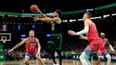 Blake Griffin highlights: Celtics vet turns back clock with dunks on Charlotte in Boston’s 140-105 blowout win