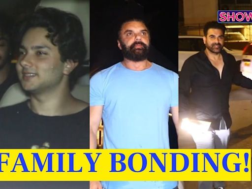 Arbaaz Khan & Sohail Khan Along With Their Sons & Sshura Khan Catch Up For Dinner; WATCH - News18