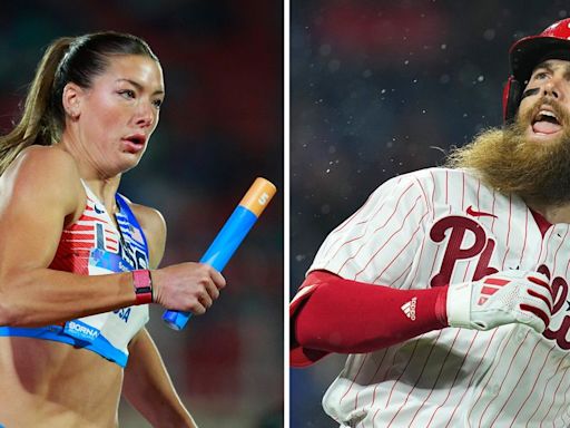 Who Is the Most Athletic Marsh Sibling, the Heptathlete or the Phillies’ Outfielder?
