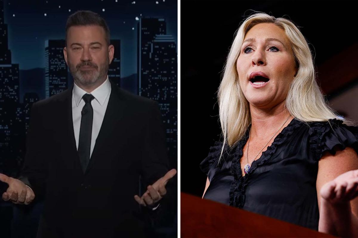 Jimmy Kimmel shames Marjorie Taylor Greene for claiming Biden tried to assassinate Trump: "Stupid and dangerous"