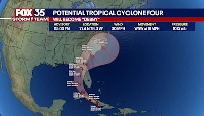 Tropical Storm Debby expected to form Saturday; new watches, warnings issued for Florida | Live updates