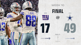 Giants routed by Cowboys, 49-17: Everything we know from Week 10