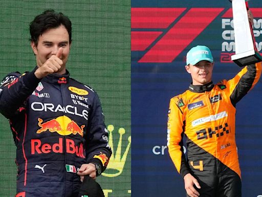 Lando Norris y los pilotos que más tardaron en ganar en F1, ¿qué lugar tiene Checo Pérez?