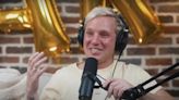 Jamie Laing compares himself to Doc from Back To The Future as he rides his bike through London running late for a wedding