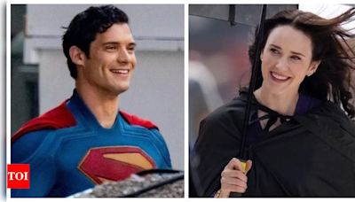David Corenswet's full look as Superman revealed in LEAKED set photos; Rachel Brosnahan debuts as Lois Lane - Pics Inside | - Times of India