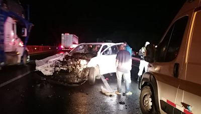 Lluvias en Texmelucan dejan cinco accidentes sobre la autopista México-Puebla