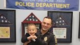 Joyful moment as Taunton police sergeant reunites with toddler he saved from choking