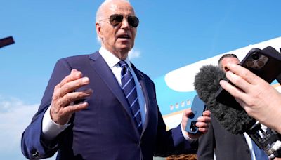 Biden says it was a 'mistake' to say he wanted to put a 'bull's-eye' on Trump