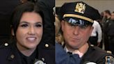 2 NYPD officers whose fathers died in line of duty vow to honor their legacy at promotion ceremony