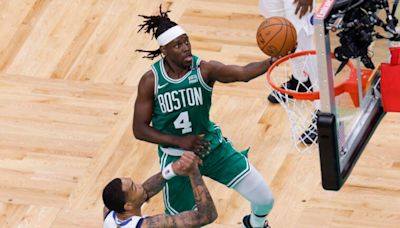 Jrue Holiday appreciated award from Jack Black