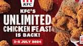 Indulge in unlimited chicken at KFC’s newest buffet