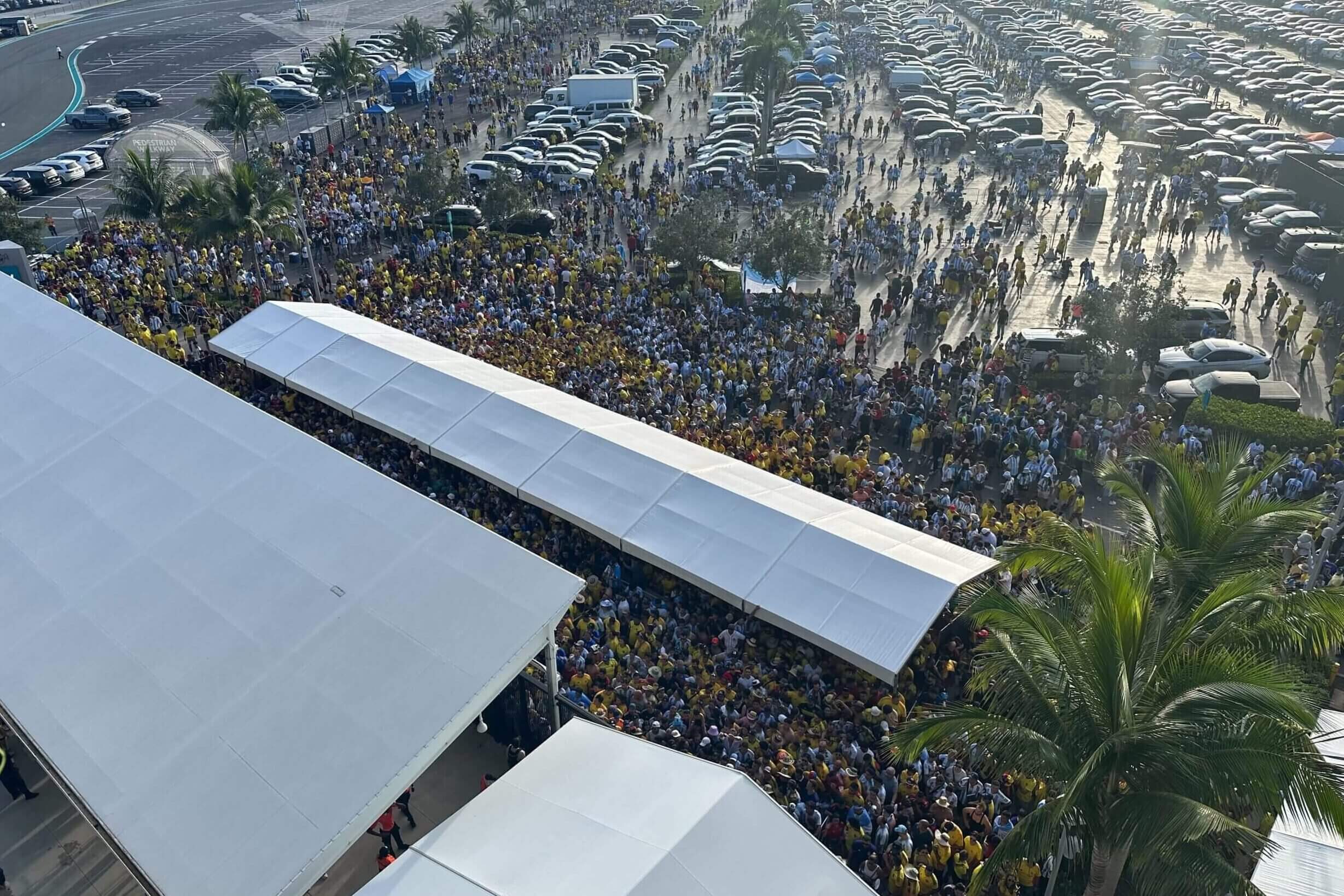Copa America final kick-off delayed after fans struggle to enter stadium