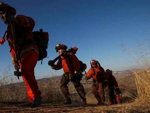 California's inmate firefighter crews are dwindling just as the state starts to burn