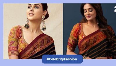 Genelia D'Souza vs Priyamani: Who wore the black silk Ritu Kumar saree better?