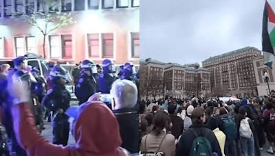 Desalojan edificio de la Universidad de Columbia donde estudiantes protestaban a favor de Palestina