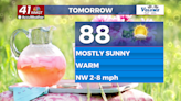 Cooler night tonight, hot day tomorrow - 41NBC News | WMGT-DT