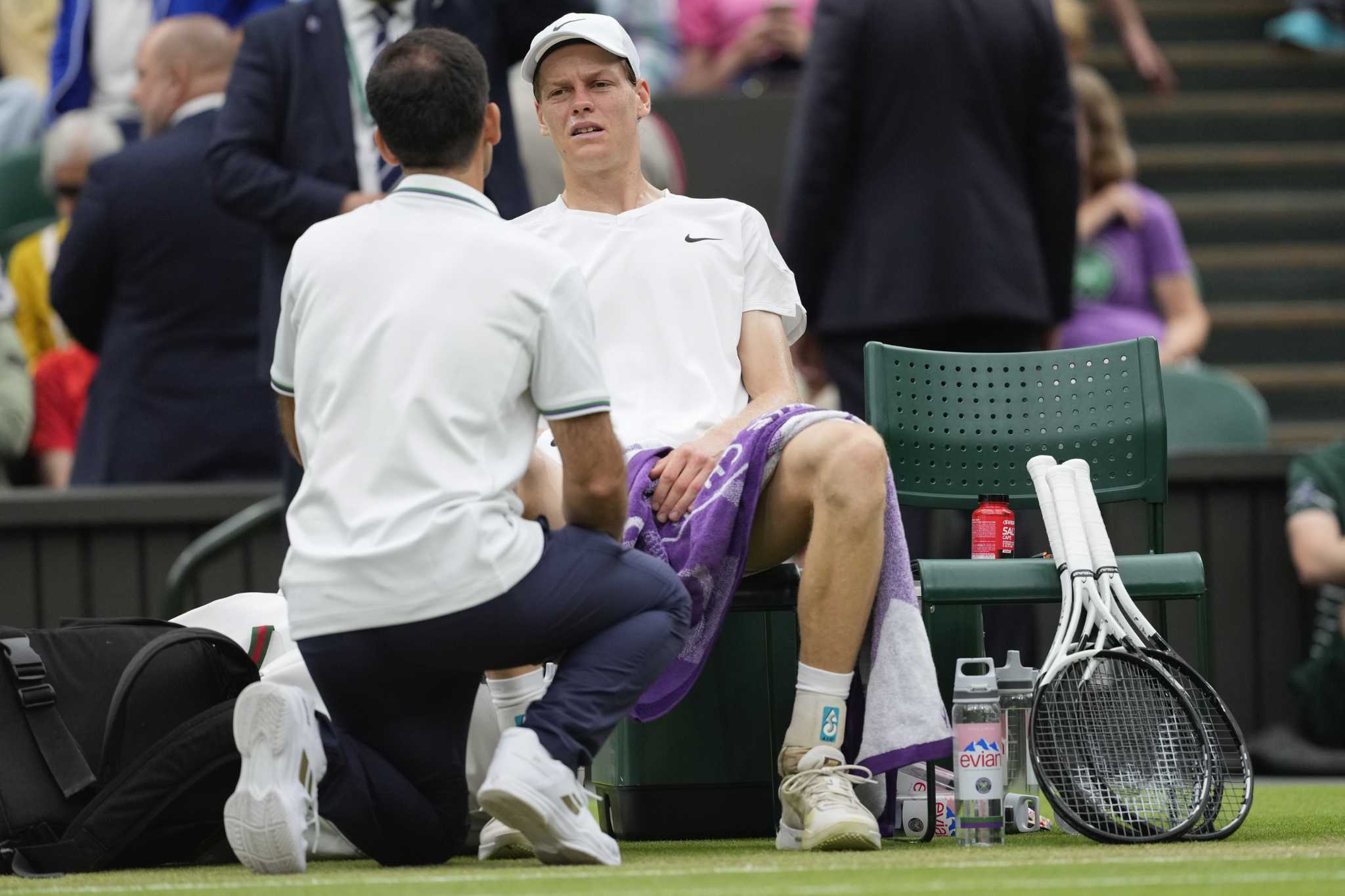 Daniil Medvedev beats Jannik Sinner at Wimbledon and faces defending champ Carlos Alcaraz next