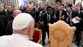 It's OK to joke about God but don't offend, Pope tells comedians