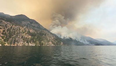 Pioneer Fire causing Level 3 evacuation orders in Stehekin