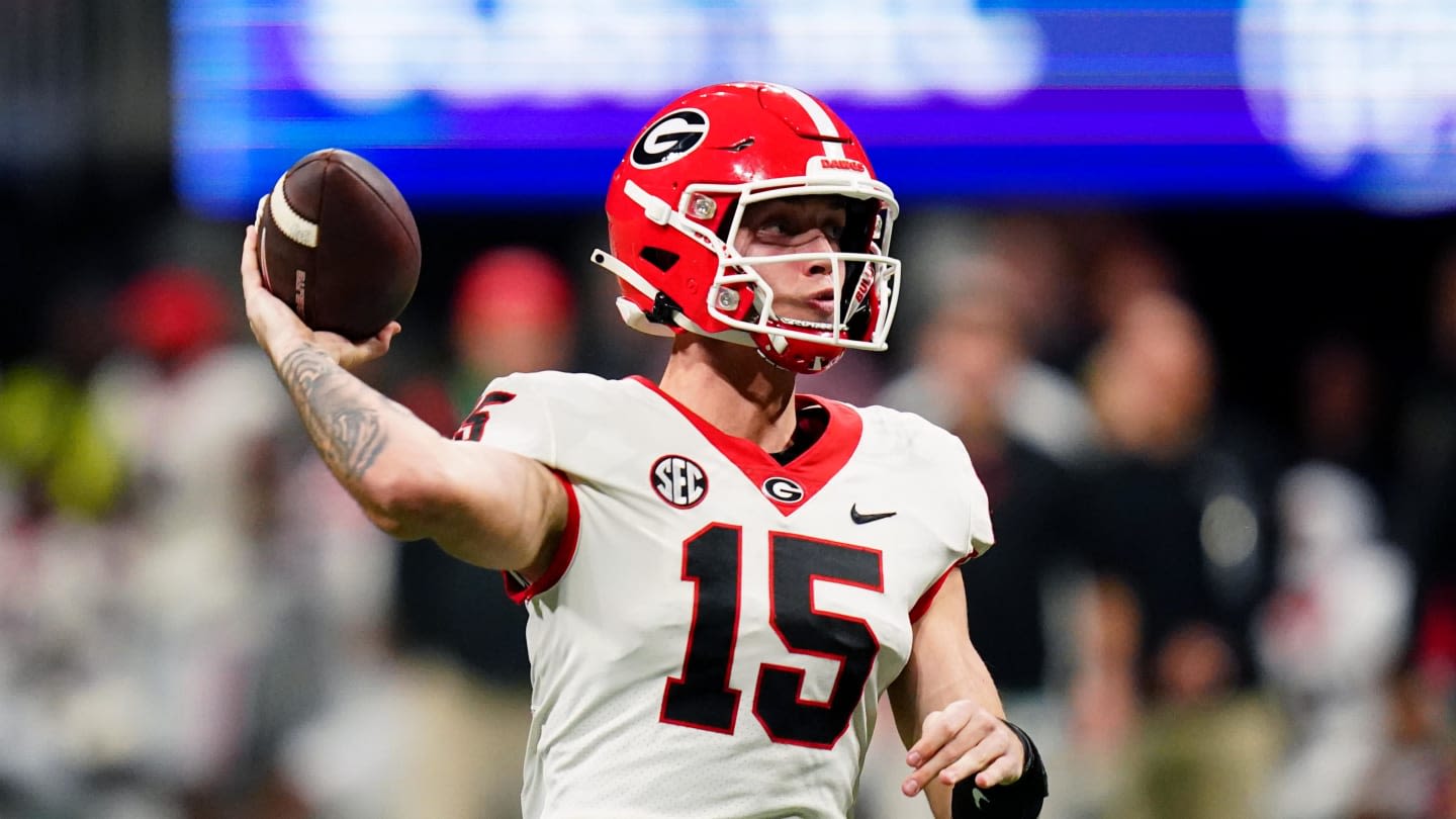 Georgia QB Carson Beck Shares Conversation With NFL Legend At Manning Passing Academy