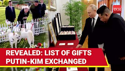 Kim Jong-Un's Gifts To Putin Revealed After Russian Leader's North Korea Visit | Watch - Times of India Videos