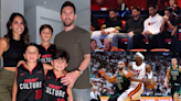 Lionel Messi shares family photos with Antonela Roccuzzo as their three sons don Miami Heat jerseys for Inter Miami star's first trip to watch NBA team live since his transfer to MLS | Goal.com Kenya