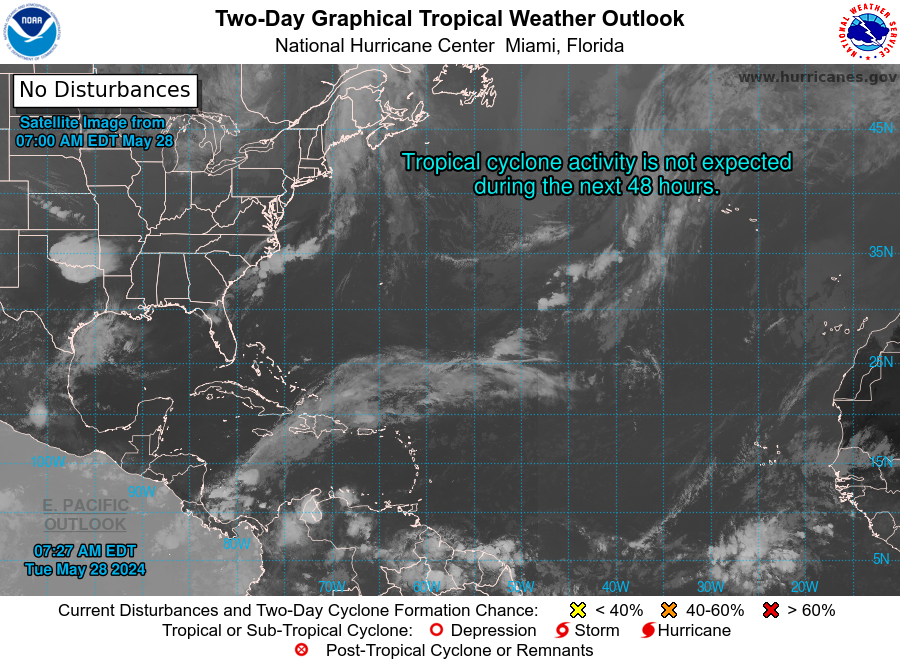 National Hurricane Center tracking 3 tropical waves days before official start of 2024 season