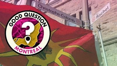 Why does Montreal have a street named after Christopher Columbus?