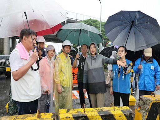 埔里守城橋便橋遭沖毀 許淑華允諾籌經費重建