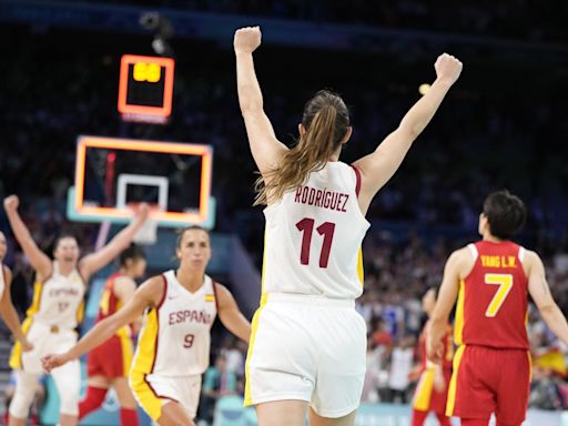 Spain opens women's basketball at Olympics by beating China 90-89 in OT