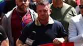 Tommy Robinson ‘flees UK’ after ‘facing jail’ over film shown at rally